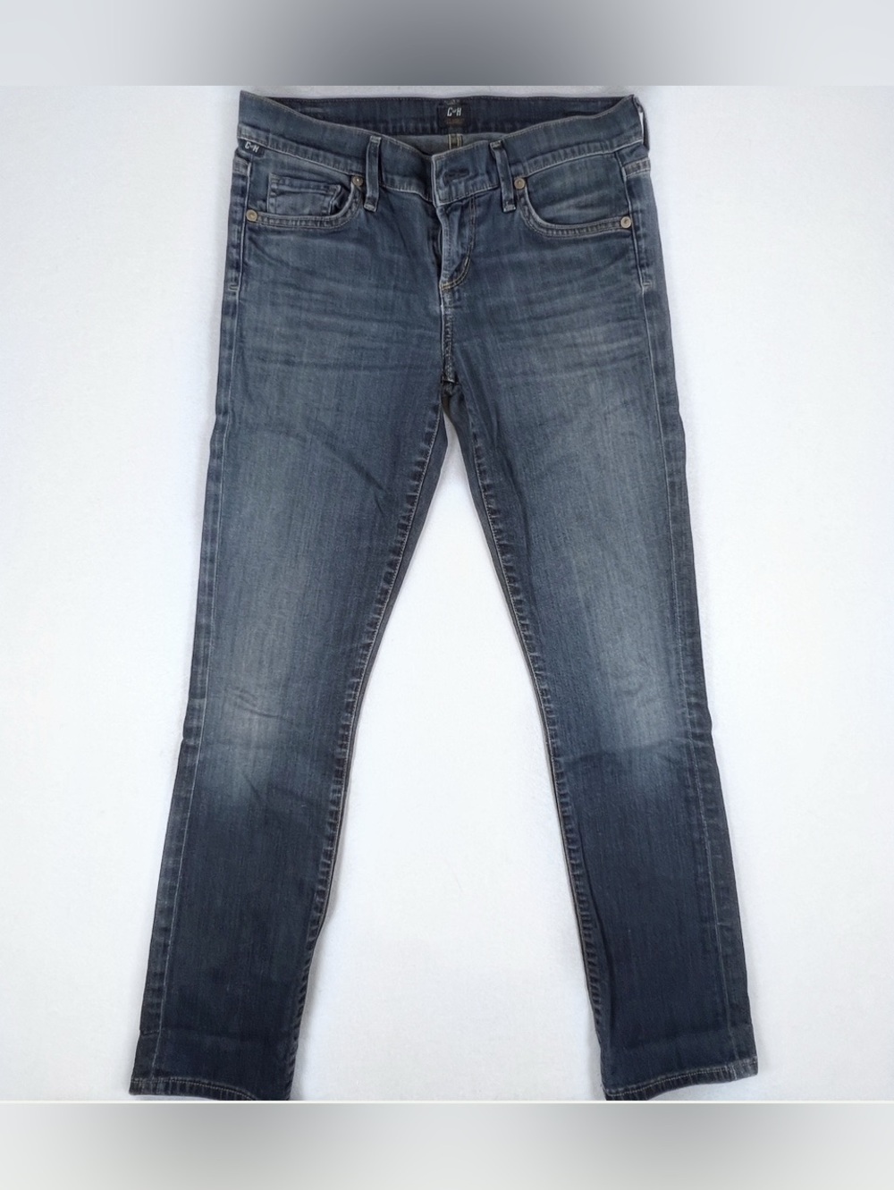 Citizens of Humanity Ava Jeans Size 30 Low Rise Straight Leg Medium Wash Denim